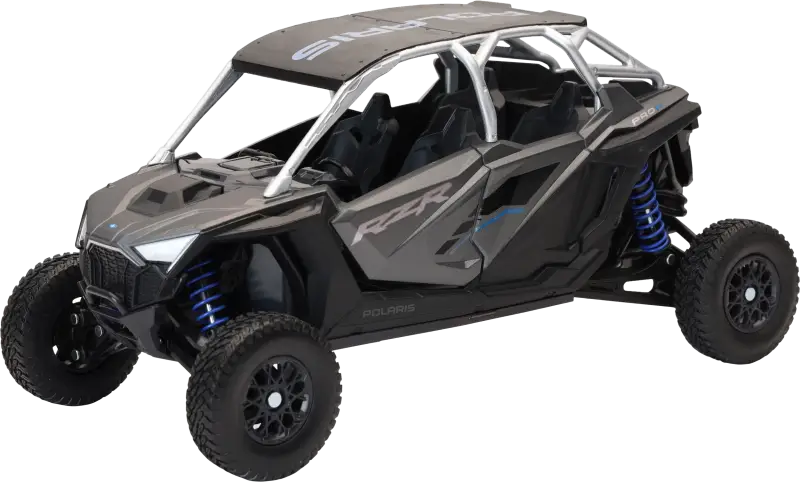 1:18 Scale Polaris Rzr Pro R4 Matte Heavy Metal 959-0190