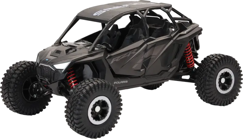 1:18 Scale Polaris Rzr Pro R4 Rock Crawler Stealth Black 959-0193