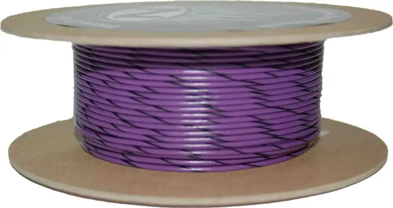 #18 Gauge Violet/Black Stripe 100' Spool Of Primary Wire wps-850-08950