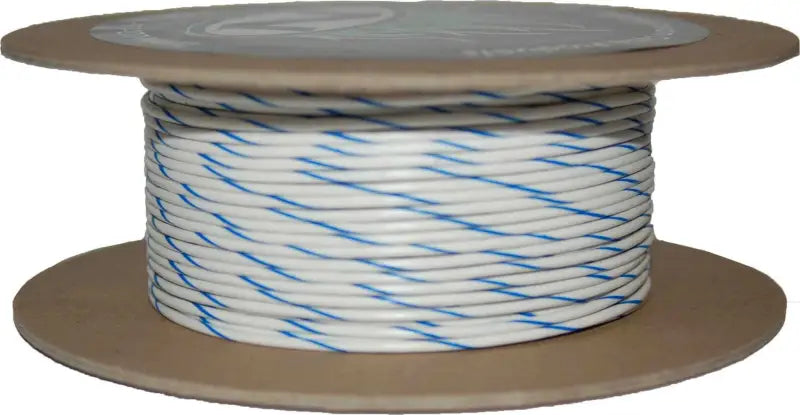 #18 Gauge White/Blue Stripe 100' Spool Of Primary Wire wps-850-08958