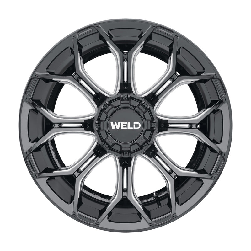 Weld W111 24X14 Gradient 8X170 ET-70 BS4.75 Gloss Black MIL 125.1 welW11144017475