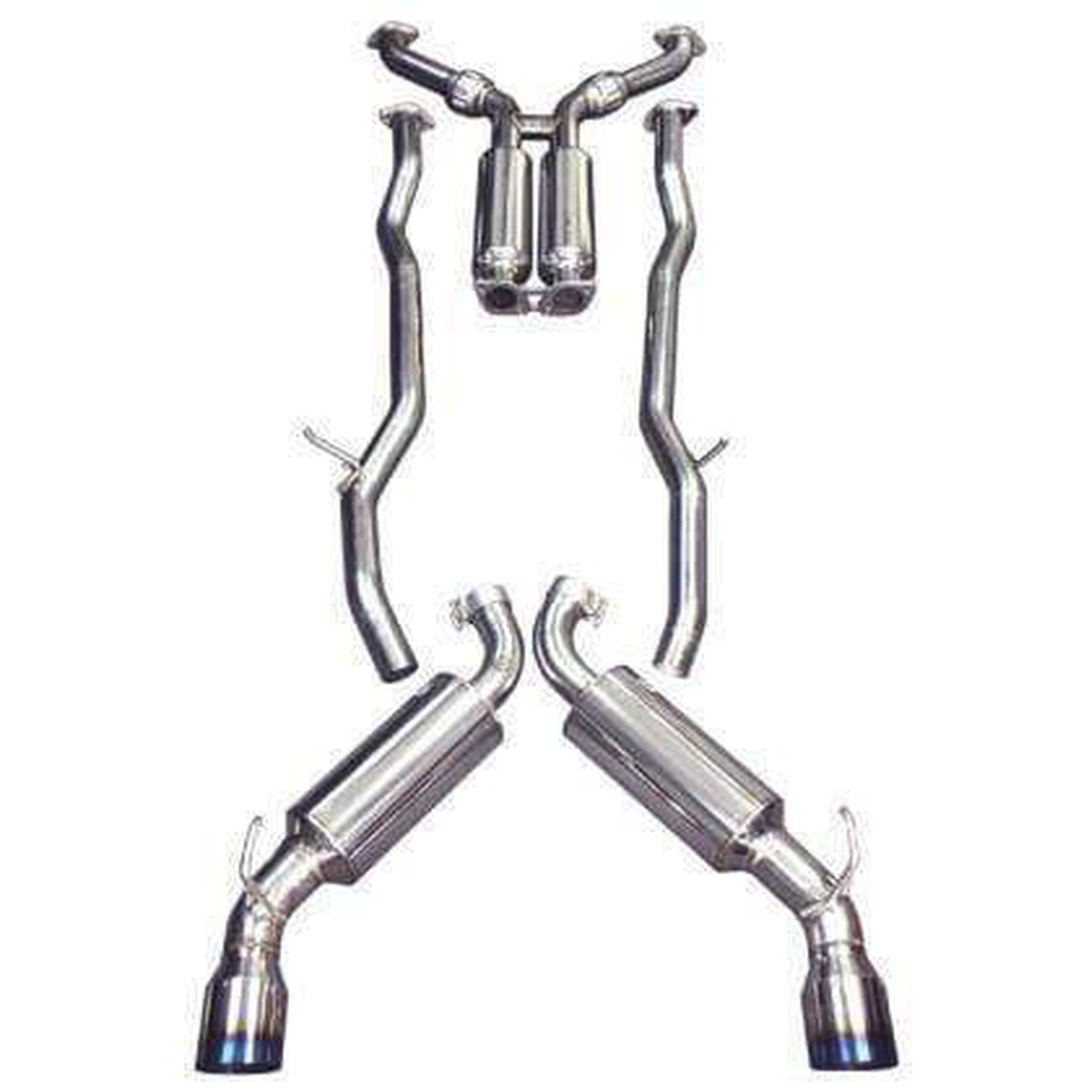 Injen 76mm Stainless Steel Cat Back Exhaust w/ Titanium Tips Infiniti G37 Coupe 2008-2013