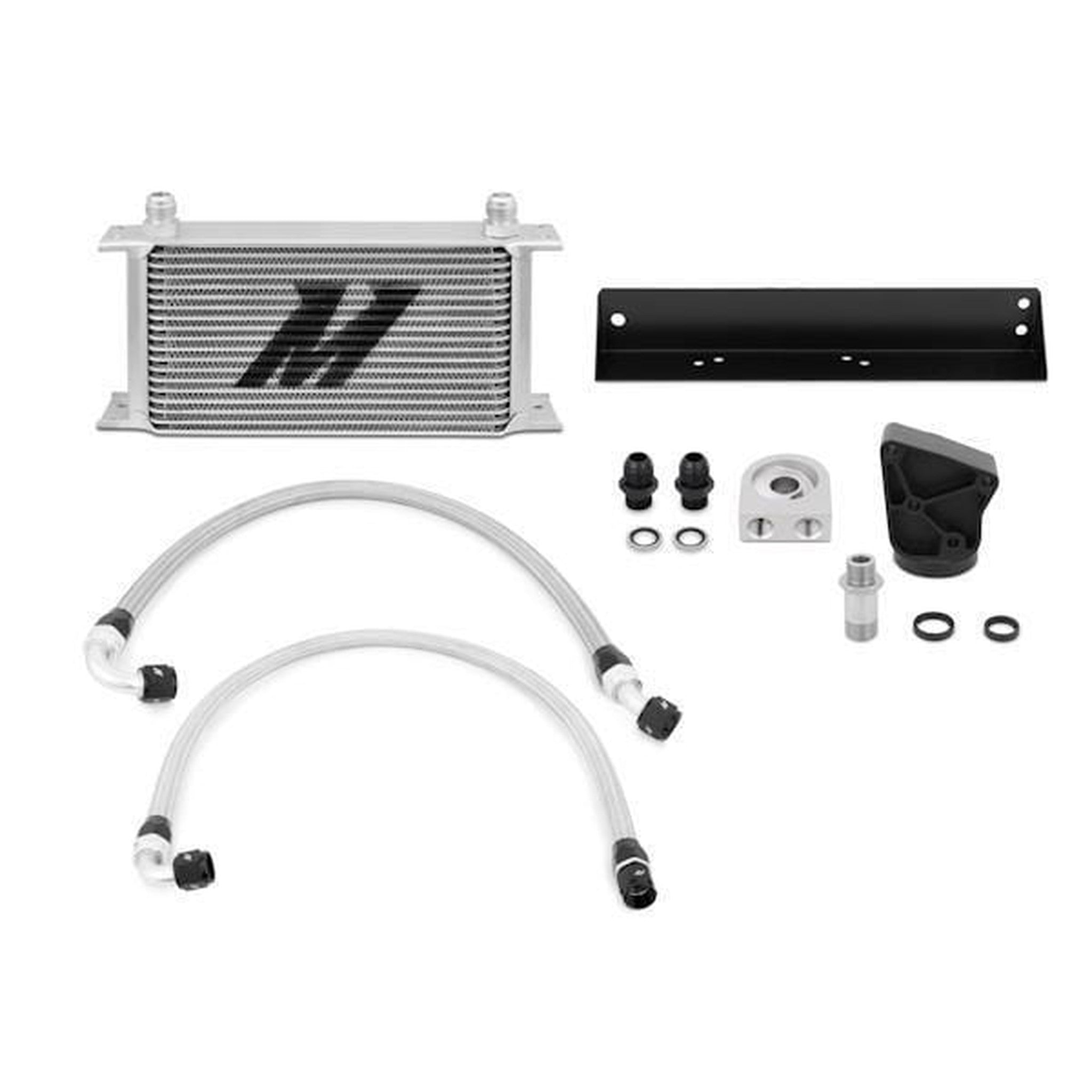 Mishimoto Silver Oil Cooler Kit Hyundai Genesis Coupe 3.8L 2010-2012