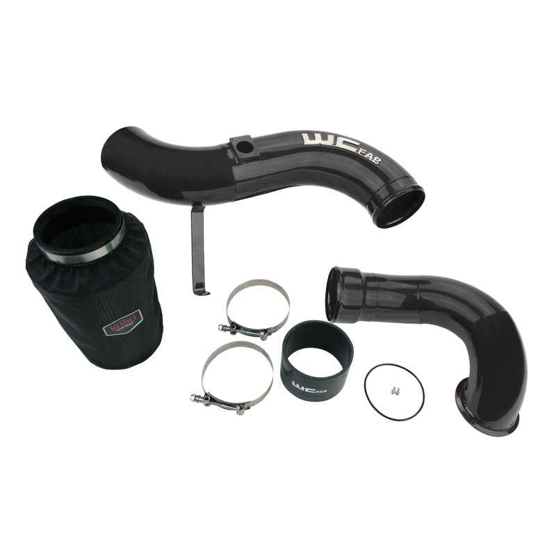 Wehrli 06-07 Chevrolet 6.6L LBZ Duramax 4in Intake Kit Stage 2 - Gloss Black WCF100638-GB