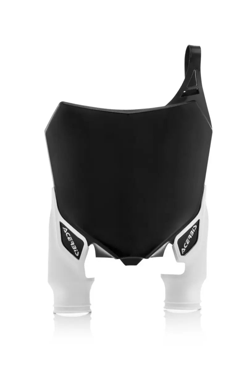 Acerbis 14-17 Honda CRF250R/ 13-16 CRF450R Raptor Front Number Plate - White/Red - 2527411030 acb2527411030