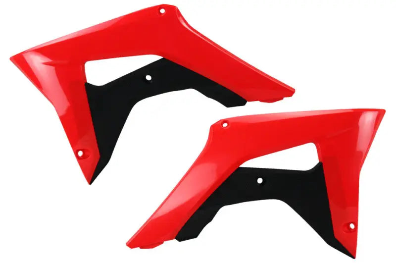 Acerbis 17-22 Honda CRF250R/ CRF450R/ CRF450R-S Radiator Shroud - Red/Black - 2630661018 acb2630661018