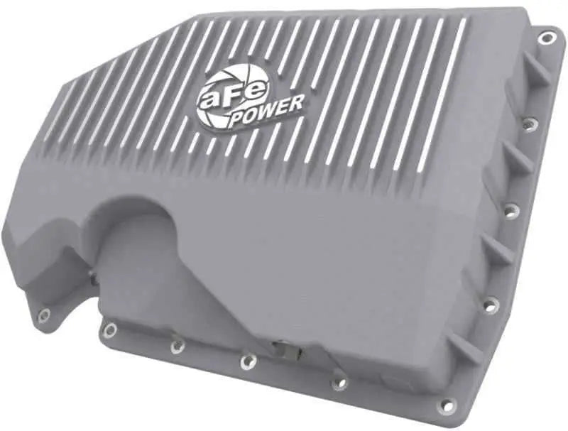 aFe 05-19 VW 1.8L/2.0L w/o Oil Sensor Engine Oil Pan Raw POWER Street Series w/ Machined Fins 46-71240a