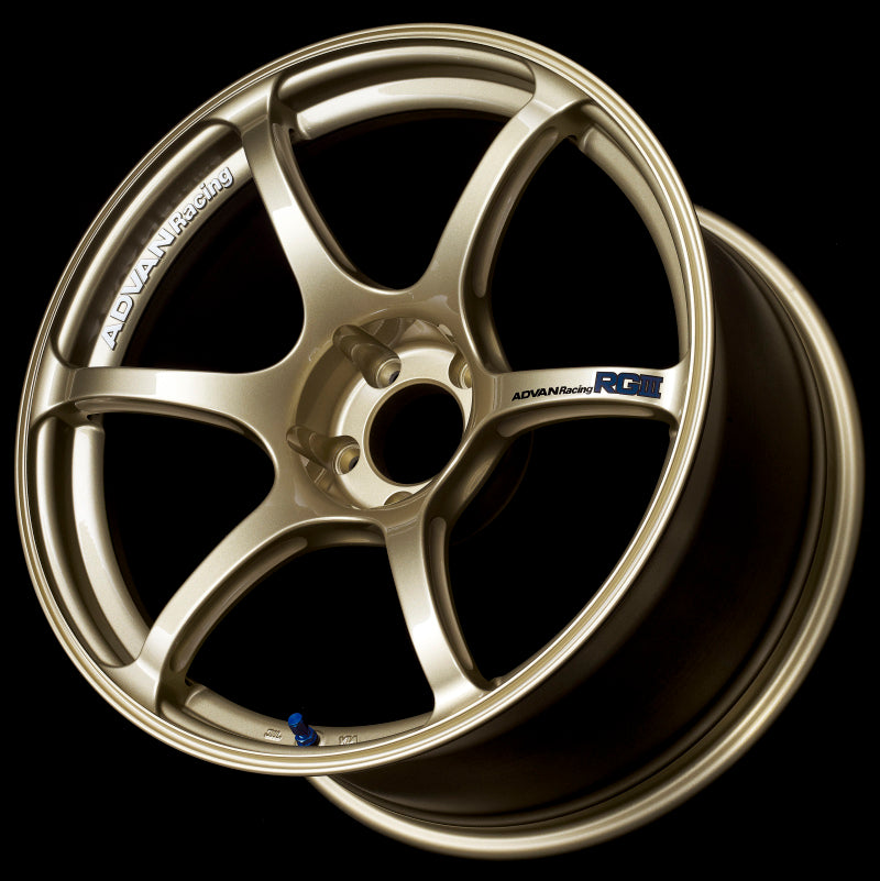 Advan RGIII 17x9.0 +45 5-114.3 Racing Gold Metallic Wheel avnYAR7I45EZ