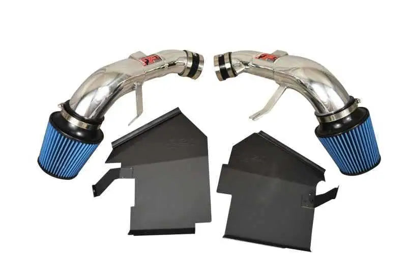 Injen 14 Infiniti Q50 3.7L V6 Polished Dual Short Ram Intake w/ MR Techn and Heat Shields sp1999p