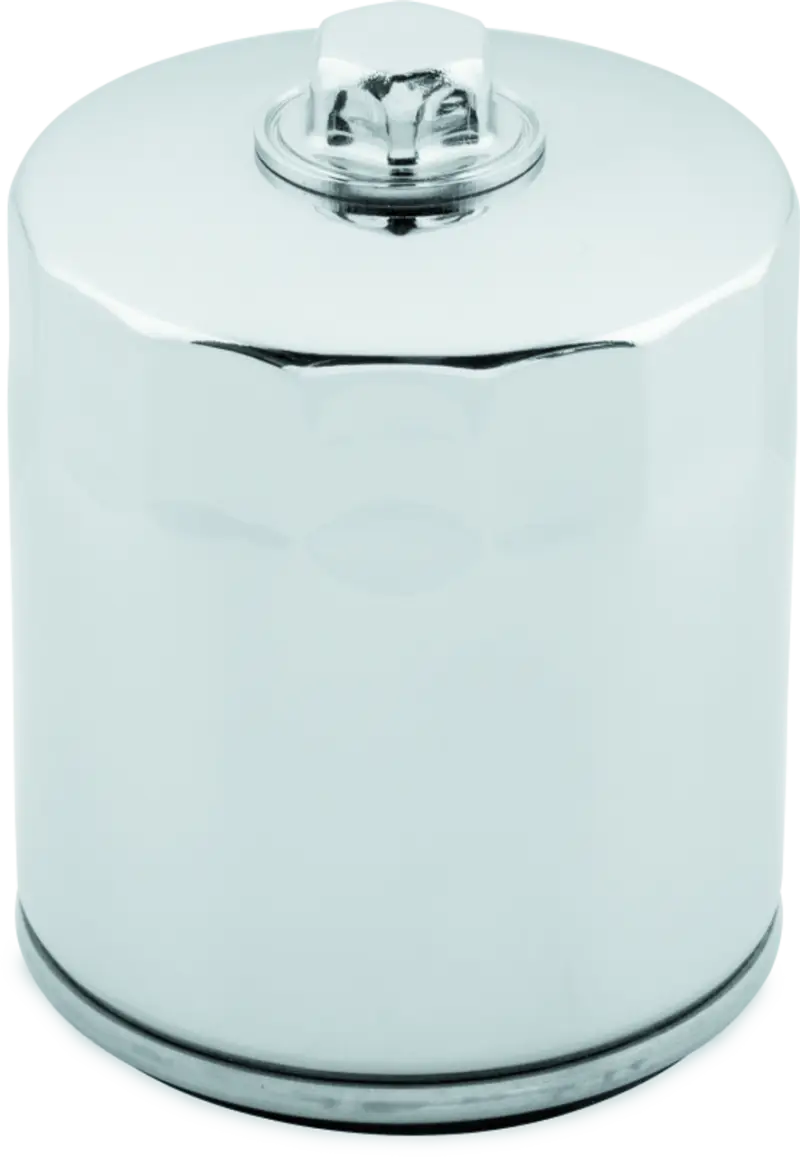 Twin Power Twin Cam and M8 Chrome Oil Filter With Nut Replaces H-D 63798-99 with Backflow Valve - 603613 twp603613