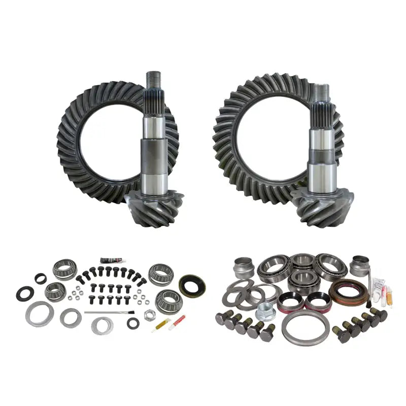 Yukon Gear Gear & Install Kit Package For Jeep JK Rubicon in a 4.56 Ratio yukygk054