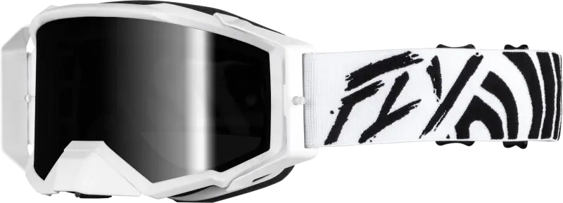 Zone Elite Goggle Black/White W/ Black Mirror/Smoke Lens 37-5515