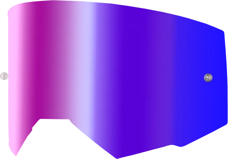 Zone Elite Injctd Lens W/ Post W/ Iridescent Red Mir/Smk Lens 37-5438