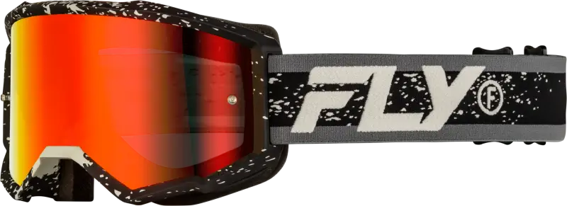 Zone Goggle Black/Grey W/ Red Mirror/Smoke Lens 37-51524